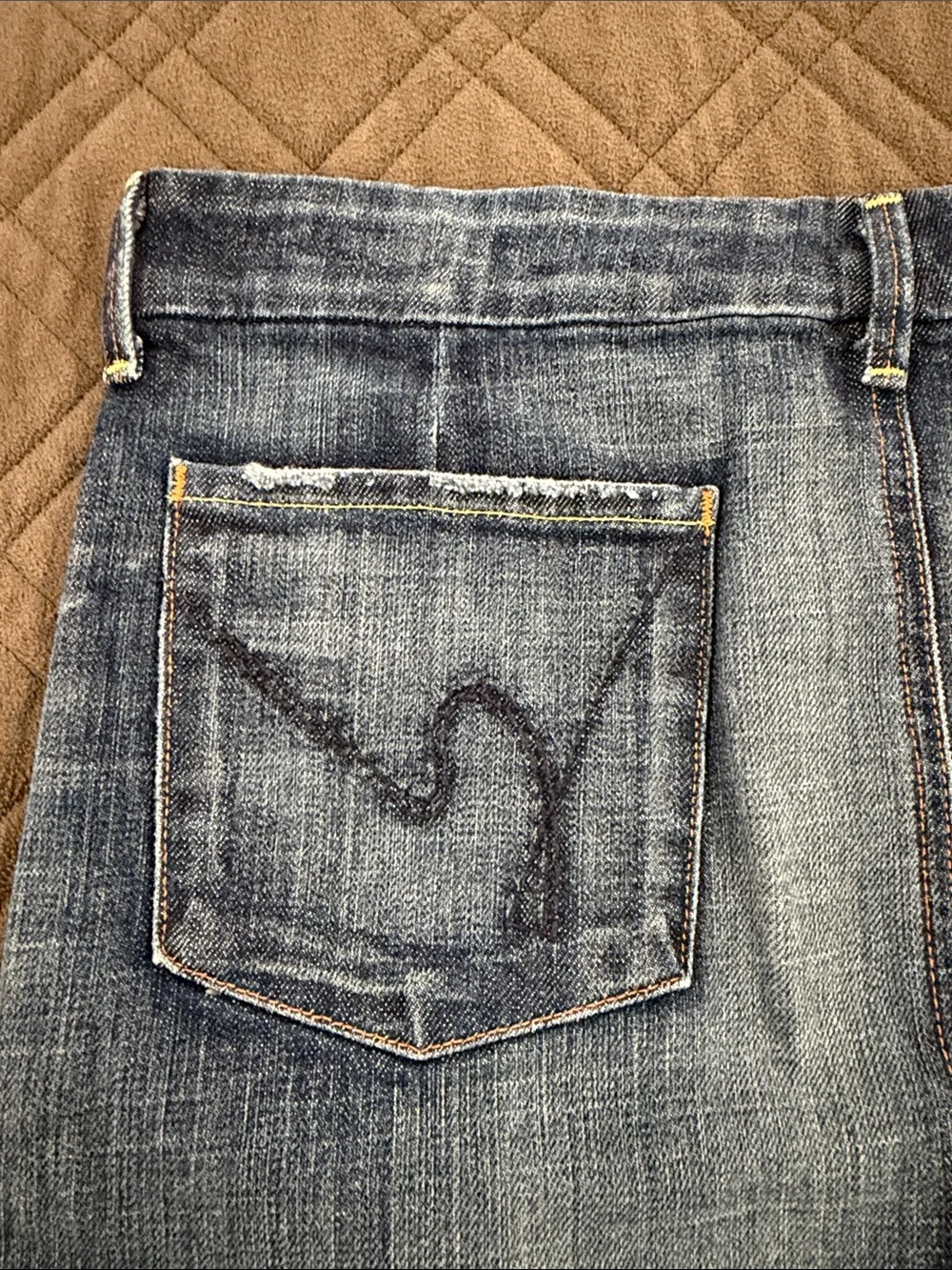 Citizens of Humanity Denim Knee Length Skirt size 30